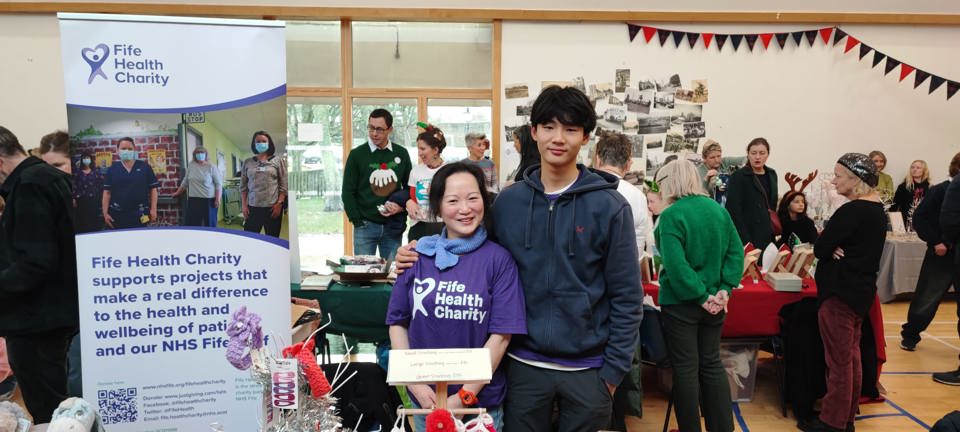 Sean at the St Leonard's fair