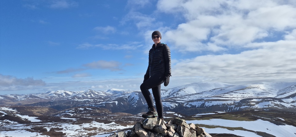 Kass on mountain