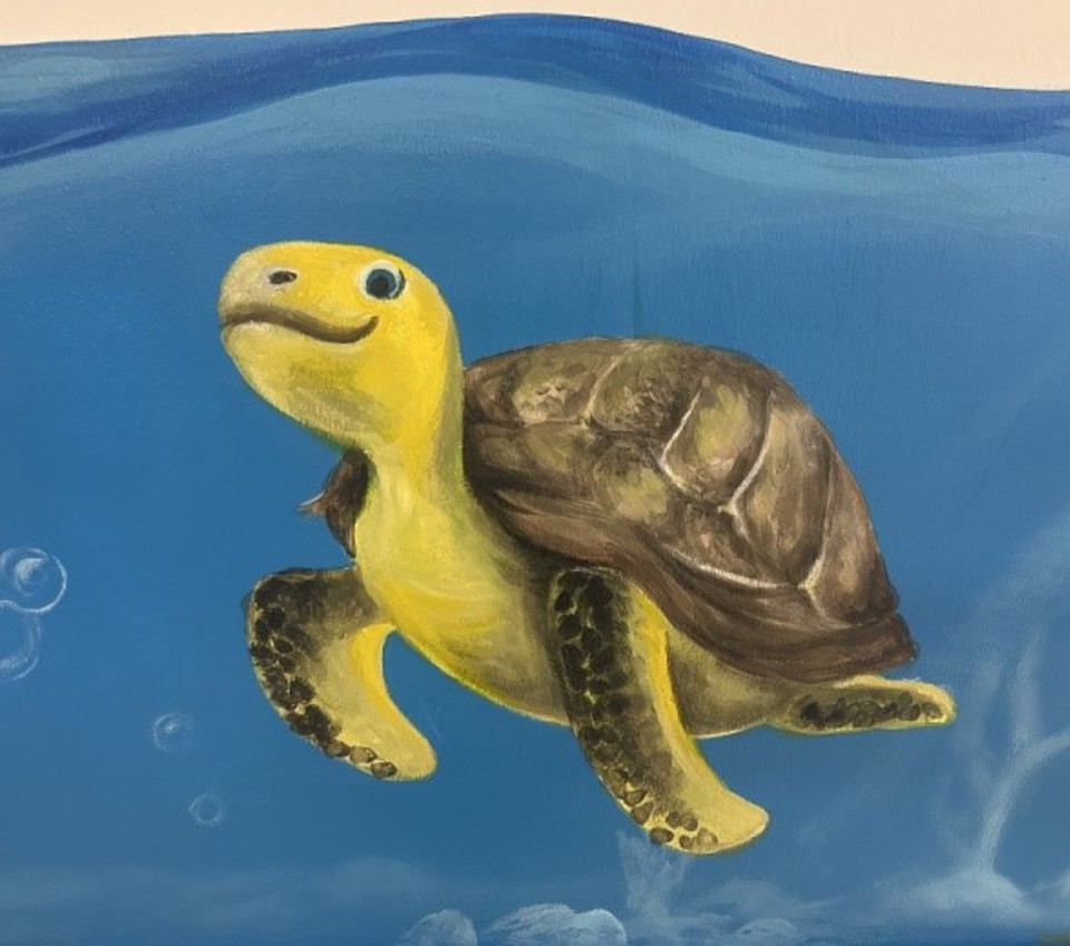 turtle mural